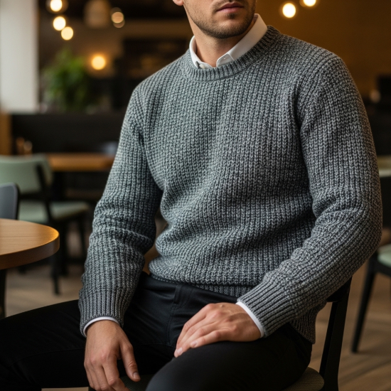 Urban Loft Selanik Örme Pamuklu Kazak