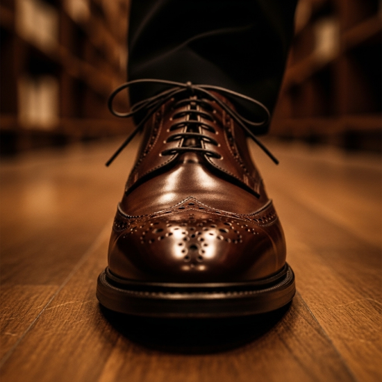 Oxford Legacy: El İşçiliği Detaylı Hakiki Deri Erkek Brogue Ayakkabı